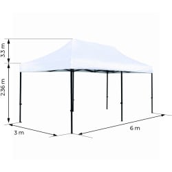 Tonnelle pliante 3x6 professionnelle - Barnum
