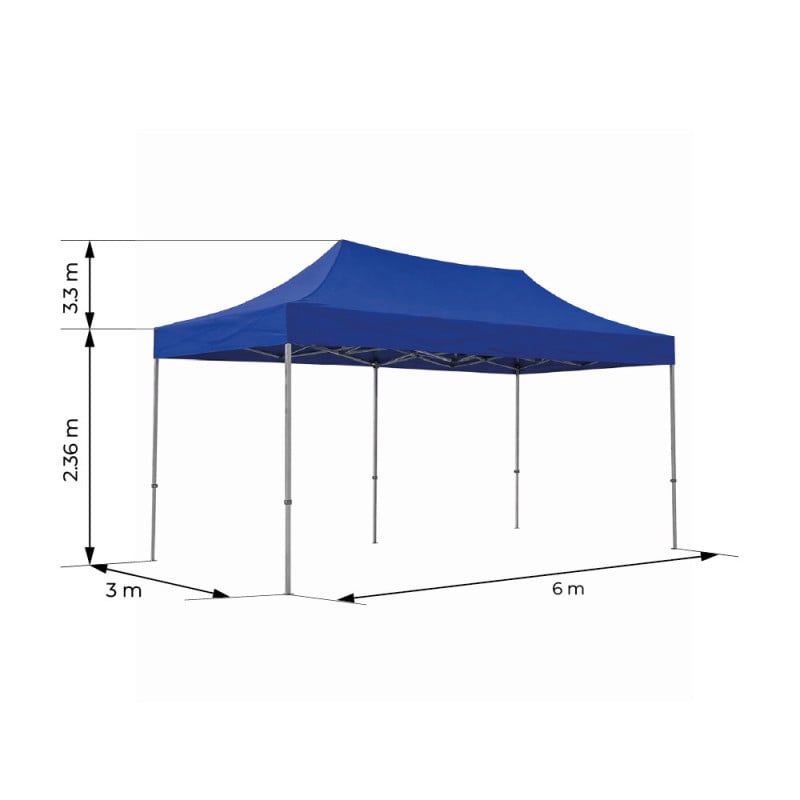 Tonnelle pliante 3x6 professionnelle - Barnum