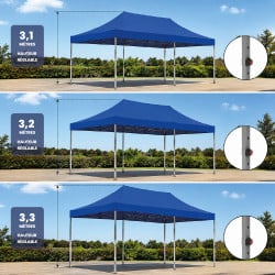 Tonnelle pliante 3x6 professionnelle - Barnum