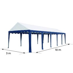 Tente réception 3x10m | Chapiteau professionnel