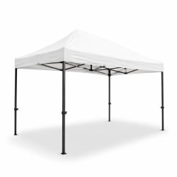 Tonnelle pliante pro 3 X 4,5 m pour jardin, réception, marché