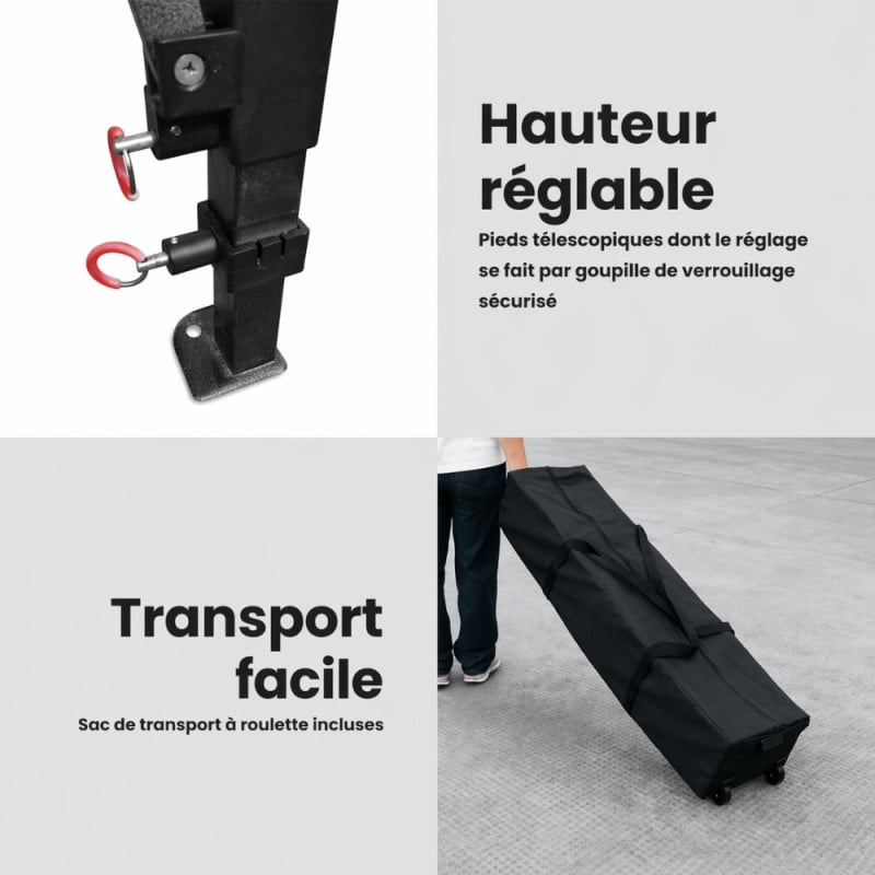 Tonnelle pliante 3x3 professionnelle | Chapiteau