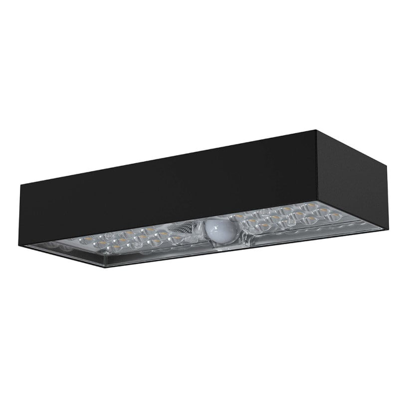 Lampe murale solaire détecteur de mouvement 900 lumens IP65