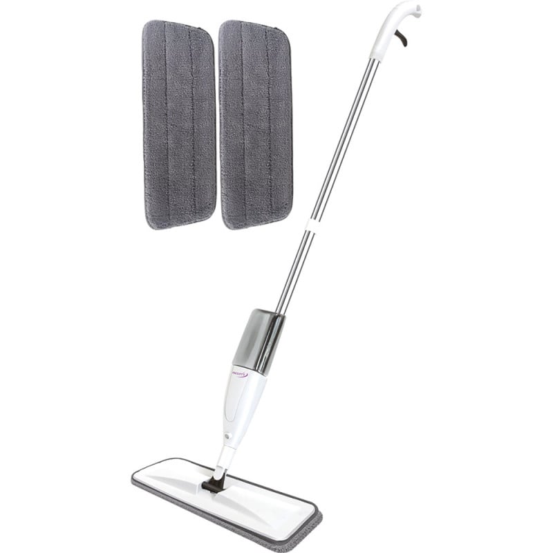Balai serpillière pulvérisateur avec réservoir 300 ml et 2 mop