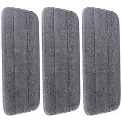 Mop de rechange balai serpillière 39x12 cm lot de 3