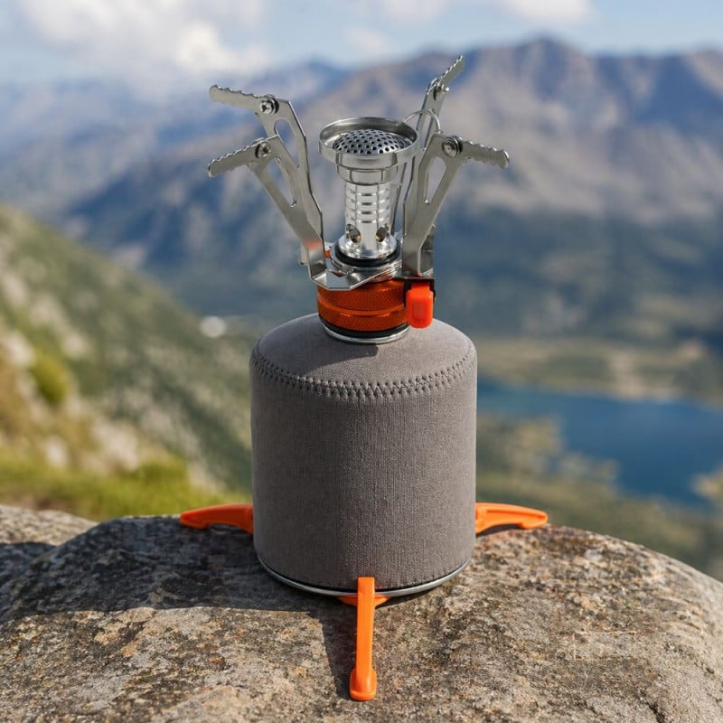 Réchaud de randonnée pliable TRAILGAZ PLUS