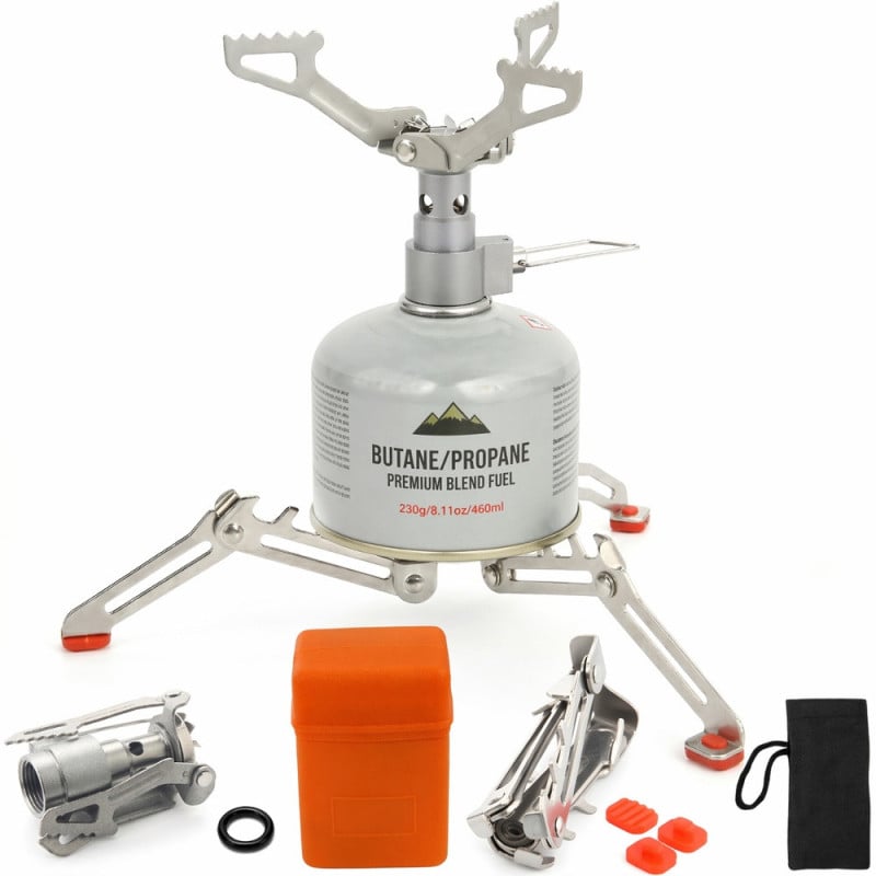 Réchaud de randonnée pliable TRAILGAZ TITANIUM PLUS