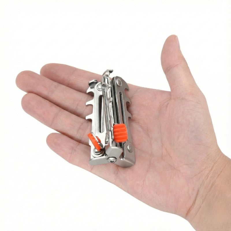 Support cartouche de gaz pliable inox TRAILGAZ STAND INOX