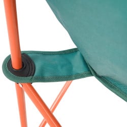 Chaise de camping pliante oxford 600D verte Camphoria