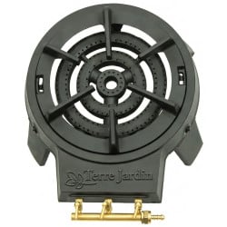 Réchaud à gaz en fonte 3 feux 4 pieds 9,5 kW GAZTIVAL PRO