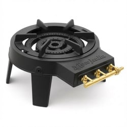 Réchaud à gaz en fonte 3 feux 4 pieds 9,5 kW GAZTIVAL PRO