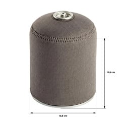 Housse de protection cartouche de gaz néoprène graphite
