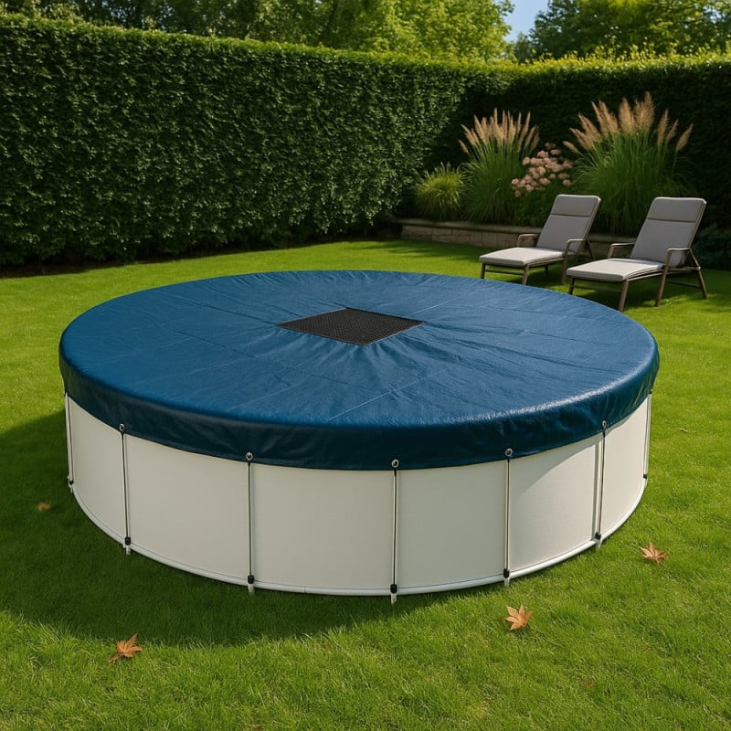 Bâche piscine ronde | Protection hivernage