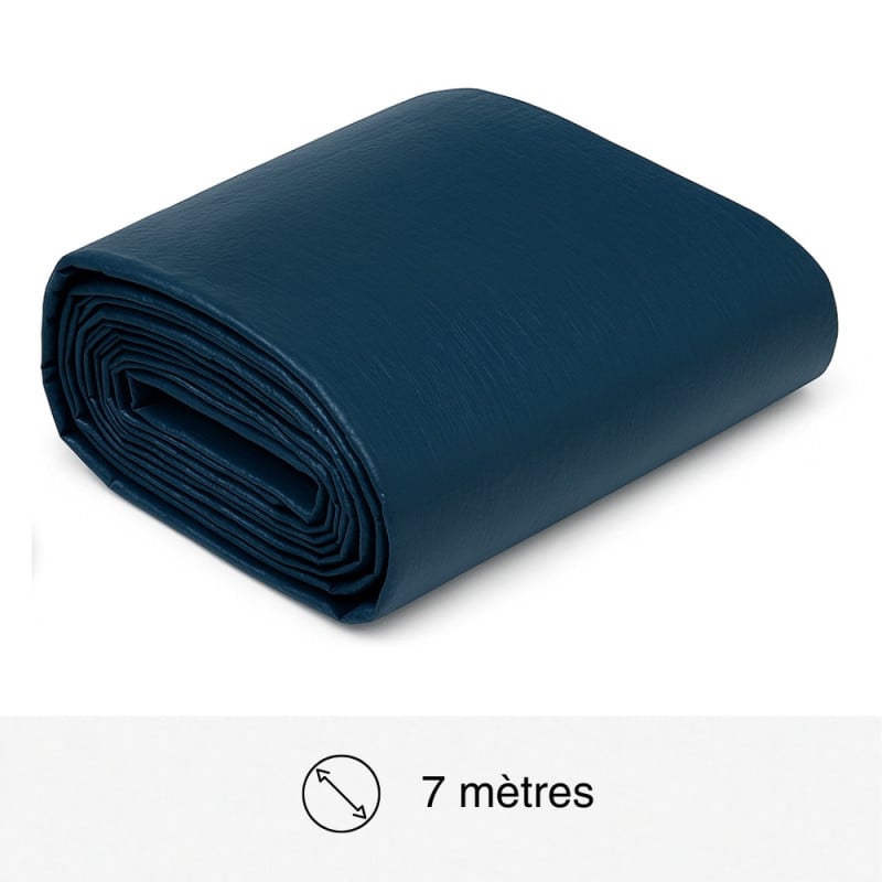 Bâche pour piscine ronde Ø 6.4m - 7m