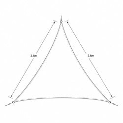 Voile d'ombrage triangulaire | Achat pas cher