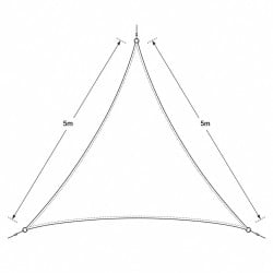 Voile d'ombrage triangulaire | Achat pas cher