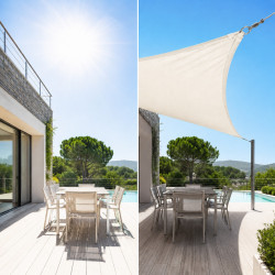 Voile d'ombrage triangulaire | Achat pas cher