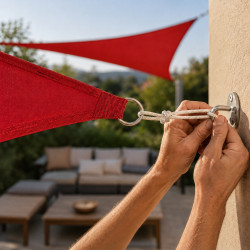 Voile d'ombrage triangulaire | Achat pas cher