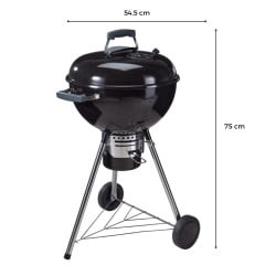 Barbecue Charbon de Bois 3 Pieds - Grille 45 cm