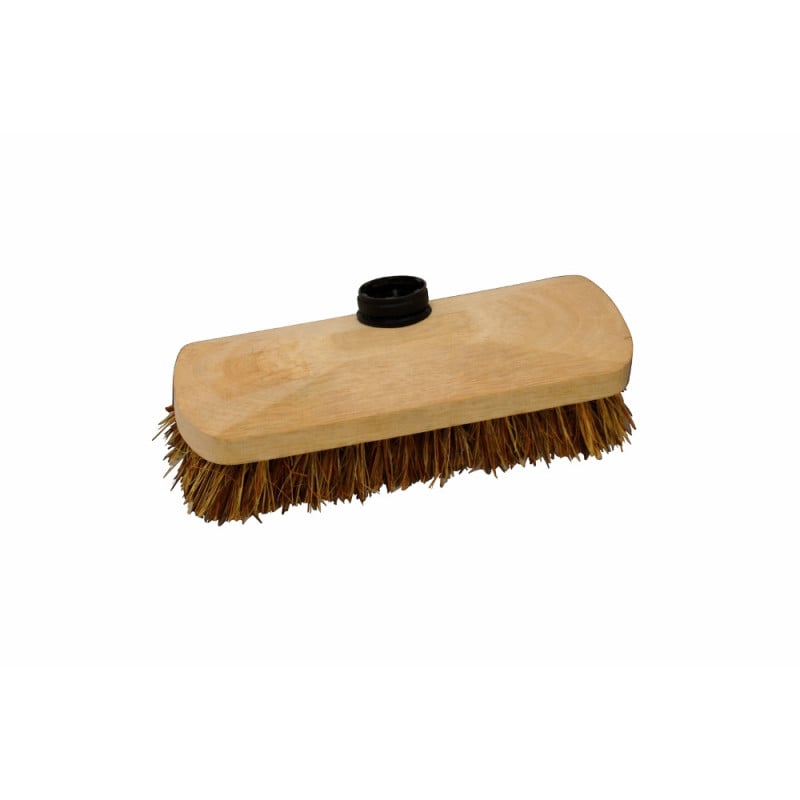 Lave pont chiendent balai brosse à fibres végétales 22 cm