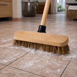 Lave pont chiendent balai brosse à fibres végétales 22 cm
