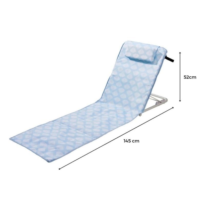 Tapis de plage pliable réglable