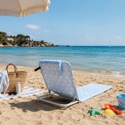 Tapis de plage pliable réglable