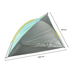 Abri tente de plage UV50+