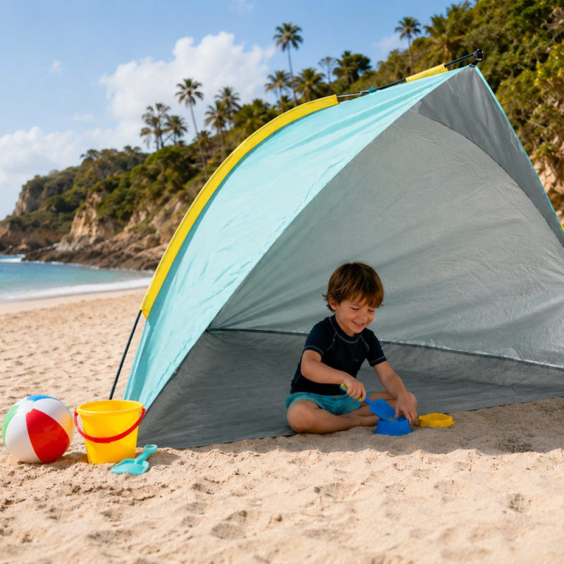 Abri tente de plage UV50+