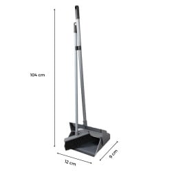 Pelle et balayette grand modèle avec réservoir et manche 104 cm