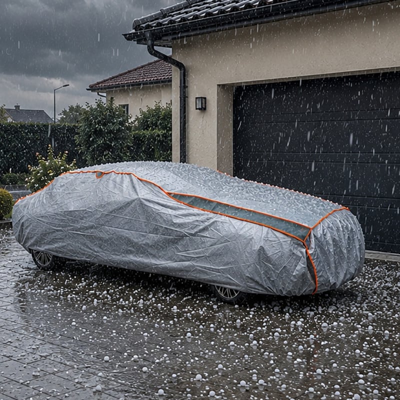 Bâche protection voiture anti-grêle | Shopix