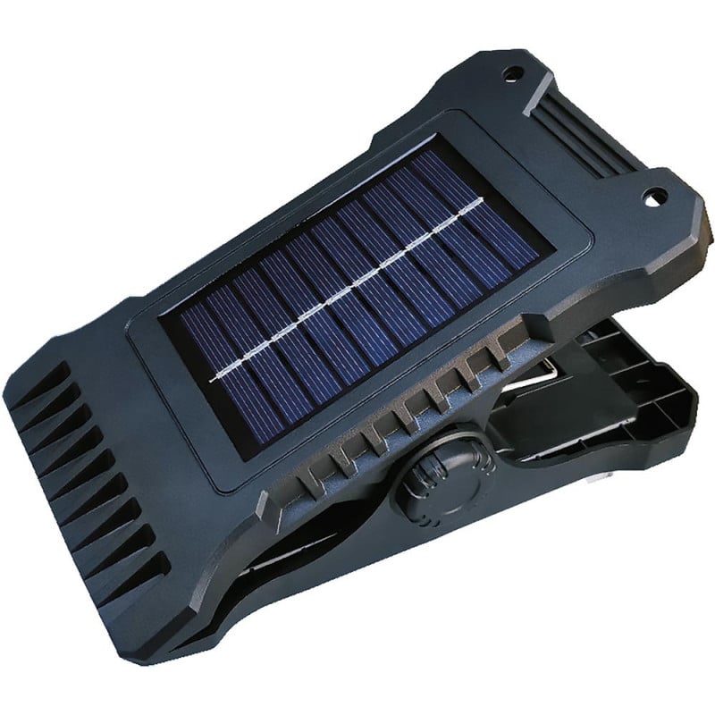 Lampe solaire pince avec détecteur de mouvement 350 lm
