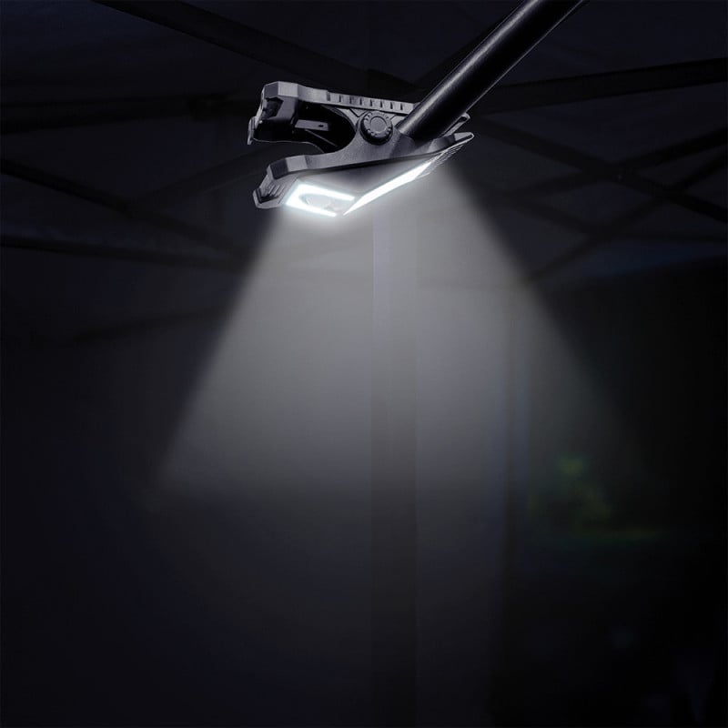 Lampe solaire pince avec détecteur de mouvement 350 lm