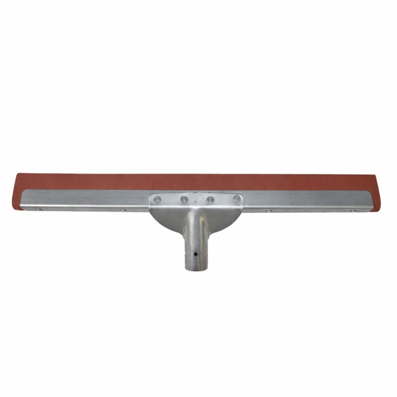 Raclette lave sol 45 cm avec monture métal et mousse caoutchouc rouge