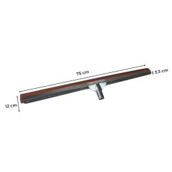 Raclette lave sol 75 cm lame caoutchouc monture métal