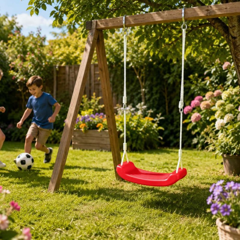 Balançoire de jardin avec corde