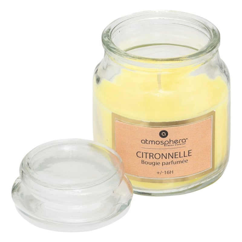 Bougie parfumée citronnelle en verre
