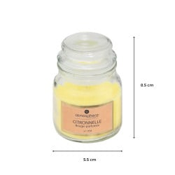 Bougie parfumée citronnelle en verre