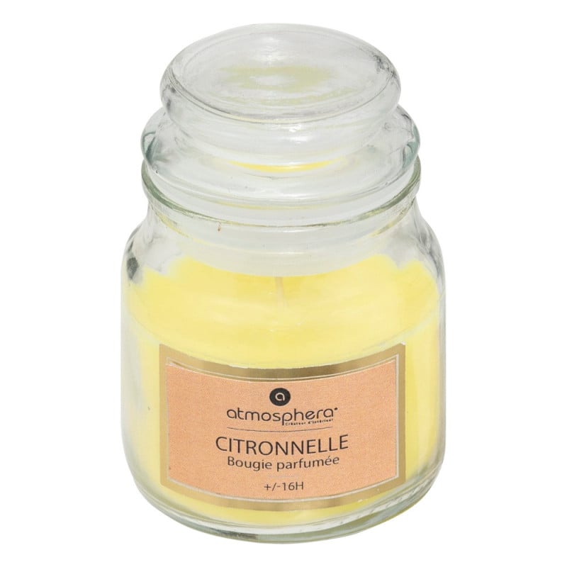Bougie parfumée citronnelle en verre