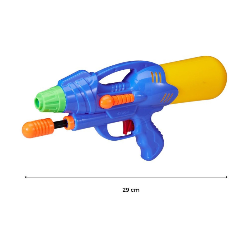 Pistolet à eau multicolore pour enfants 29 cm