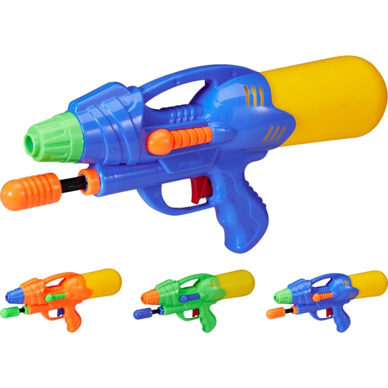 Pistolet à eau multicolore pour enfants 29 cm
