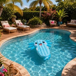 Matelas gonflable pour piscine