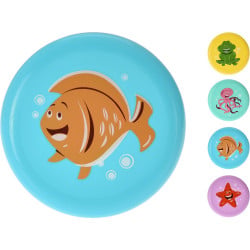 Frisbee disque volant multicolore - diamètre 22 cm