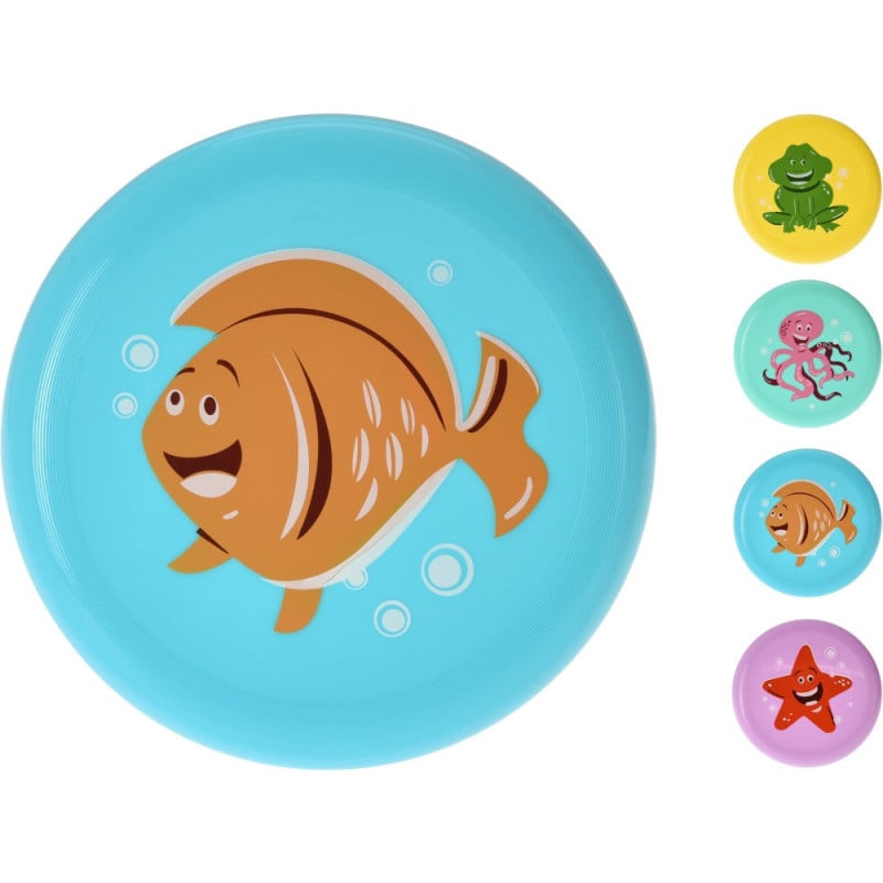 Frisbee disque volant multicolore - diamètre 22 cm