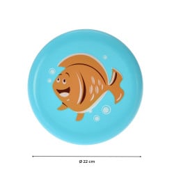Frisbee disque volant multicolore - diamètre 22 cm