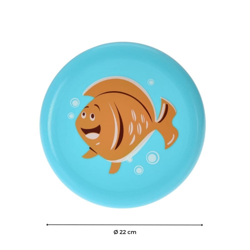 Frisbee disque volant multicolore - diamètre 22 cm