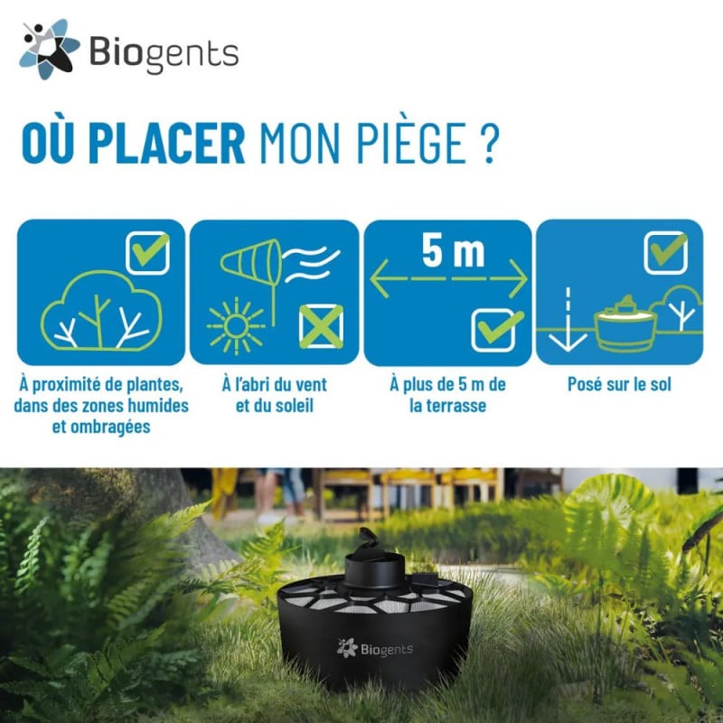 Piège à moustiques phéromones Biogent BG-Mosquitaire