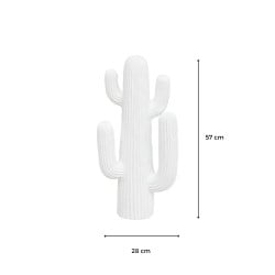 Cactus artificiel blanc 57 cm