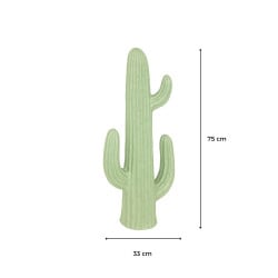 Cactus Artificiel Vert 75 cm - Grande Plante Décorative d'Intérieur