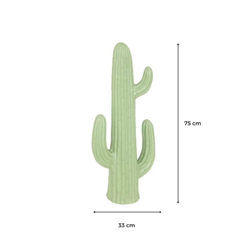 Cactus Artificiel Vert 75 cm - Grande Plante Décorative d'Intérieur